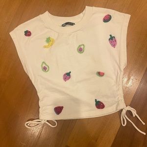 Zara Fruit Top - Size Small